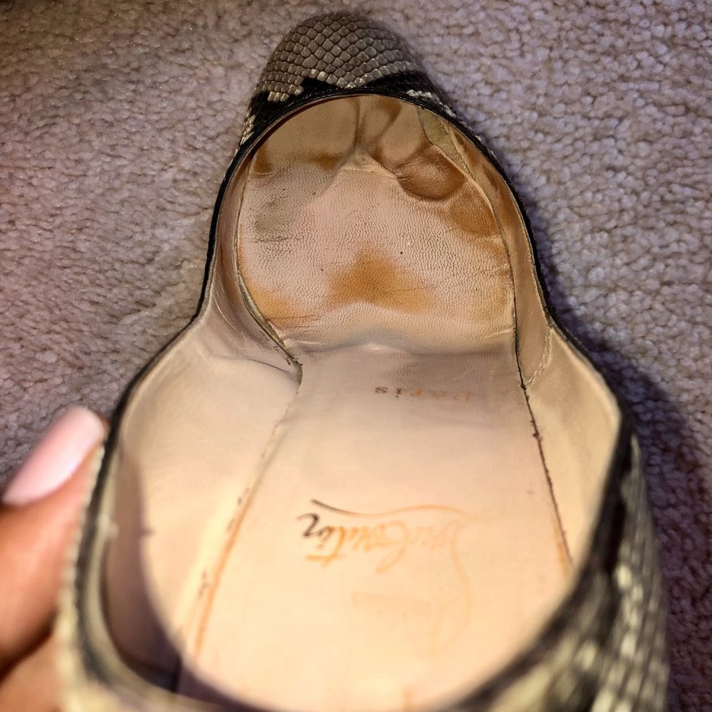 Christian Louboutin Python Lucido Simple Pumps 100 - image 4